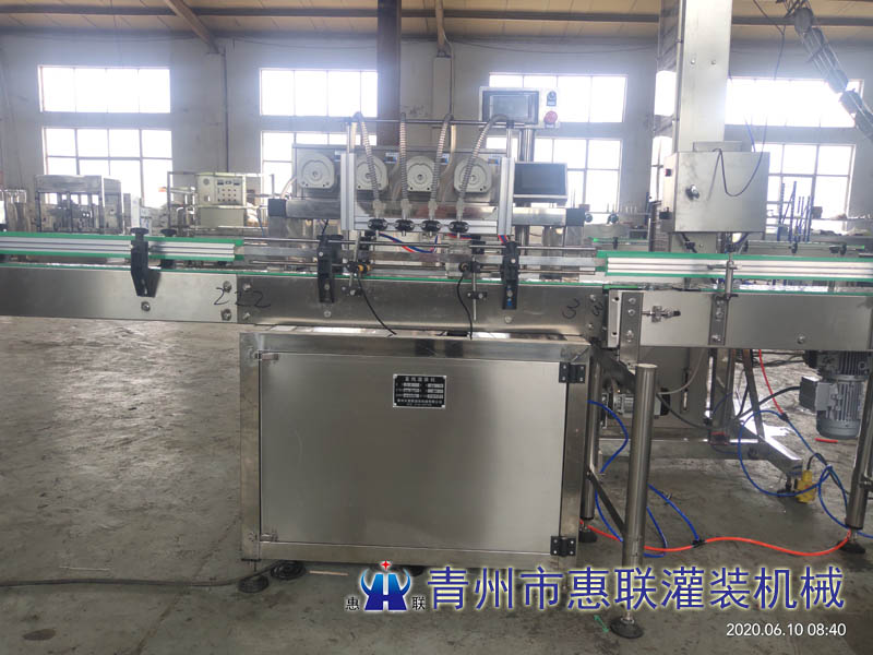 膏體灌裝旋蓋機生產(chǎn)線