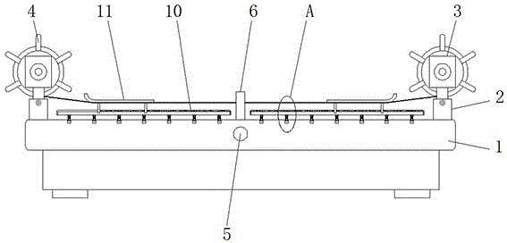一種電容器用金屬化薄膜卷分卷裁切裝置的制作方法 一種電容器用金屬化薄膜卷分卷裁切裝置的制作方法