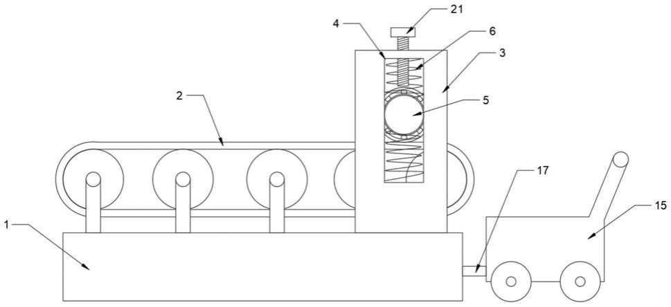 一種新型塑料薄膜圓盤刀分切裝置的制作方法 一種新型塑料薄膜圓盤刀分切裝置的制作方法