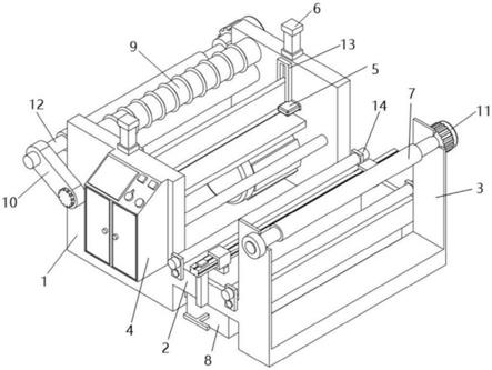 一種具有裁邊功能的鋁塑膜分切機(jī)的制作方法 一種具有裁邊功能的鋁塑膜分切機(jī)的制作方法