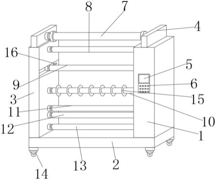 一種結(jié)構(gòu)簡(jiǎn)單的分切機(jī)的制作方法 一種結(jié)構(gòu)簡(jiǎn)單的分切機(jī)的制作方法