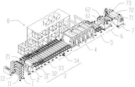 一種電池隔膜拉伸生產(chǎn)線及其拉伸方法與流程 一種電池隔膜拉伸生產(chǎn)線及其拉伸方法與流程
