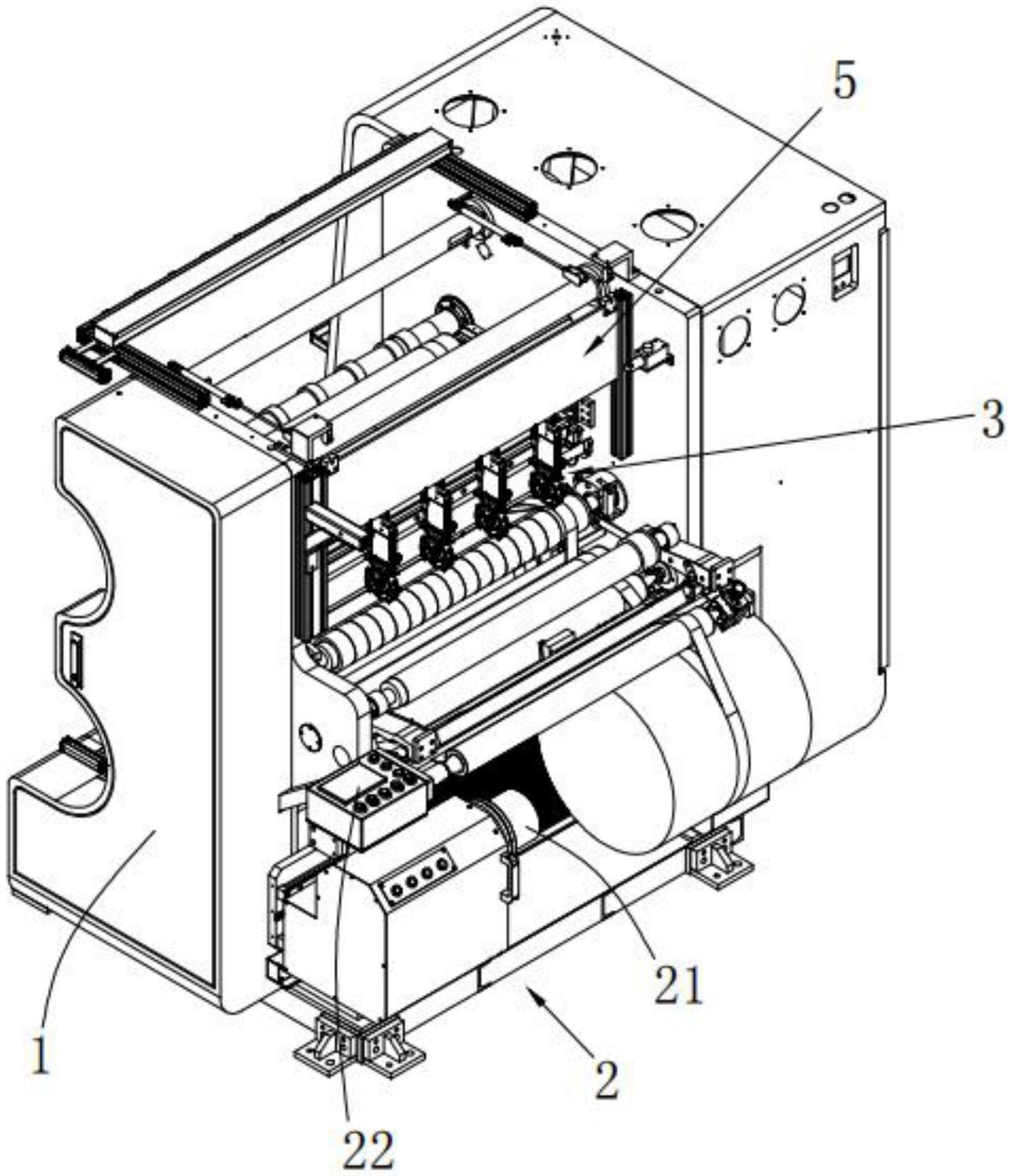 一種復(fù)合膜分切機的制作方法 一種復(fù)合膜分切機的制作方法