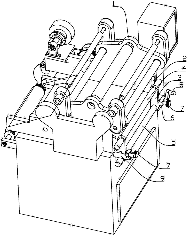 分切機(jī)的上下刀具咬合調(diào)整機(jī)構(gòu)的制作方法 分切機(jī)的上下刀具咬合調(diào)整機(jī)構(gòu)的制作方法