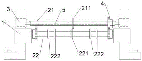 一種用于分切機(jī)的可調(diào)節(jié)圓刀機(jī)構(gòu)的制作方法 一種用于分切機(jī)的可調(diào)節(jié)圓刀機(jī)構(gòu)的制作方法