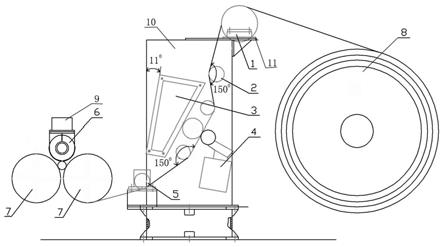 提高復(fù)卷質(zhì)量的新型造紙復(fù)卷機的制作方法 提高復(fù)卷質(zhì)量的新型造紙復(fù)卷機的制作方法