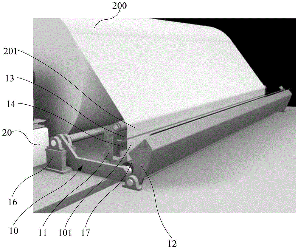 一種接紙裝置及復(fù)卷機(jī)的制作方法 一種接紙裝置及復(fù)卷機(jī)的制作方法