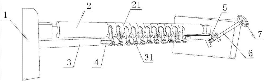 電化鋁分切裝置的制作方法 電化鋁分切裝置的制作方法