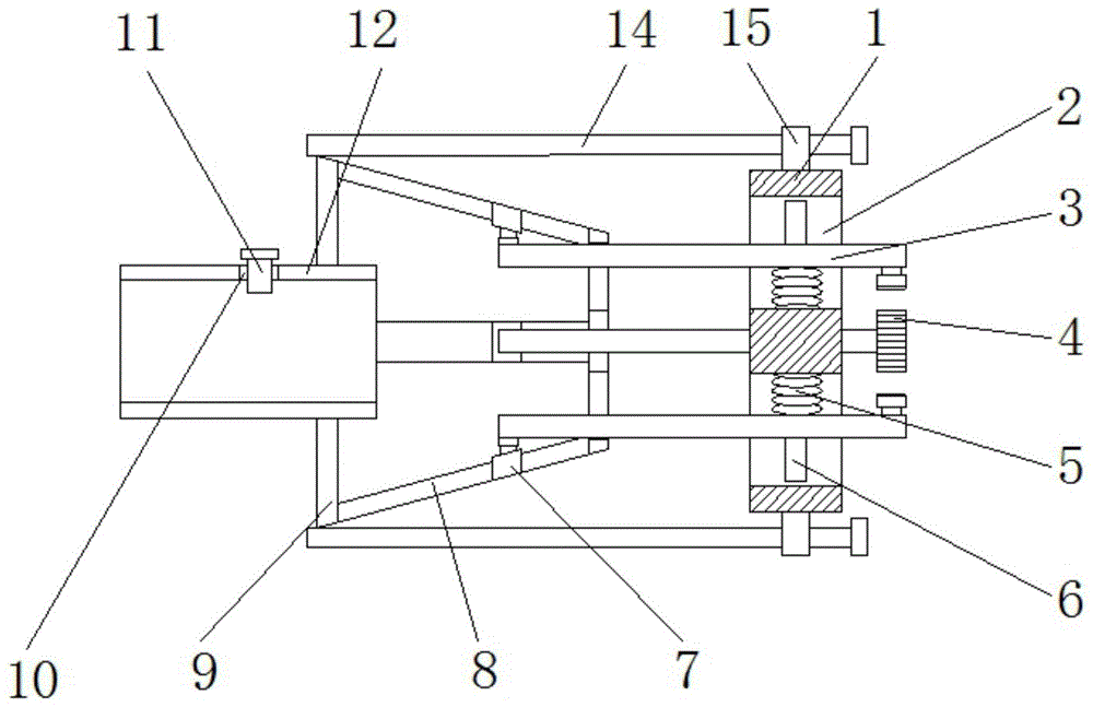 一種分切機(jī)的夾緊裝置的制作方法 一種分切機(jī)的夾緊裝置的制作方法