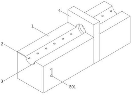 一種長度可調(diào)的包裝纏繞膜用紙管分切機(jī)的制作方法 一種長度可調(diào)的包裝纏繞膜用紙管分切機(jī)的制作方法