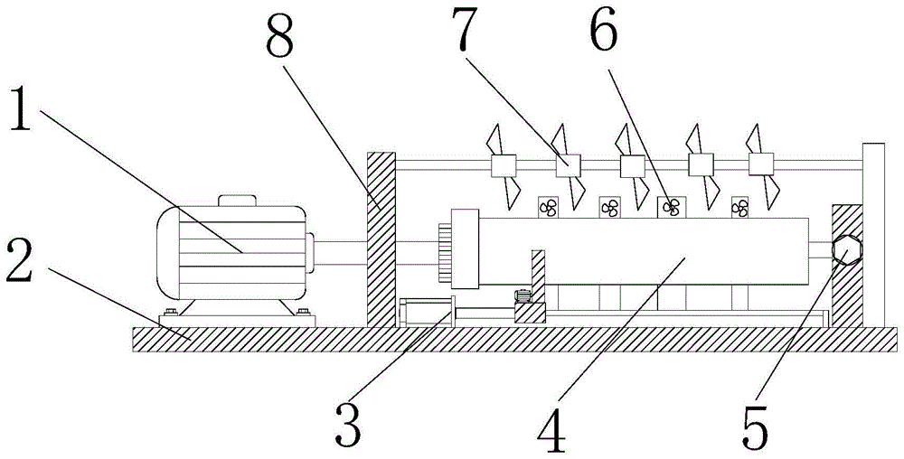 一種高效率紙管分切機的制作方法 一種高效率紙管分切機的制作方法
