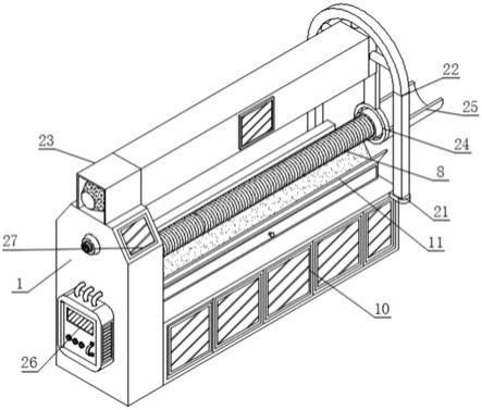一種精準定位的紙管加工用便于上料的數控精切機的制作方法