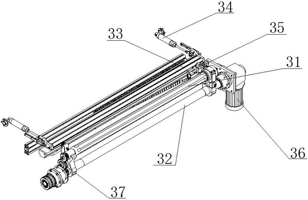 收卷軸可翻轉(zhuǎn)的薄膜分切機(jī)的制作方法 收卷軸可翻轉(zhuǎn)的薄膜分切機(jī)的制作方法