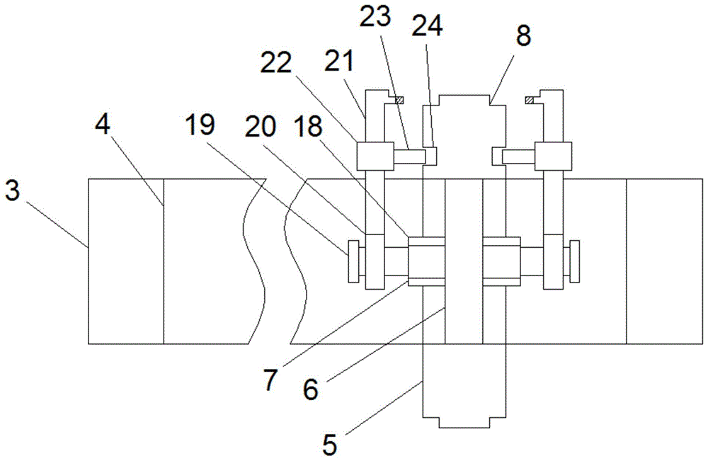 一種PVC膜生產(chǎn)用可自動收膜的分切機的制作方法 一種PVC膜生產(chǎn)用可自動收膜的分切機的制作方法
