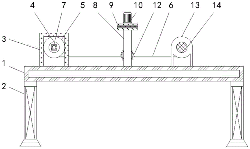一種PLA生物降解淋膜紙專用分切機的制作方法 一種PLA生物降解淋膜紙專用分切機的制作方法