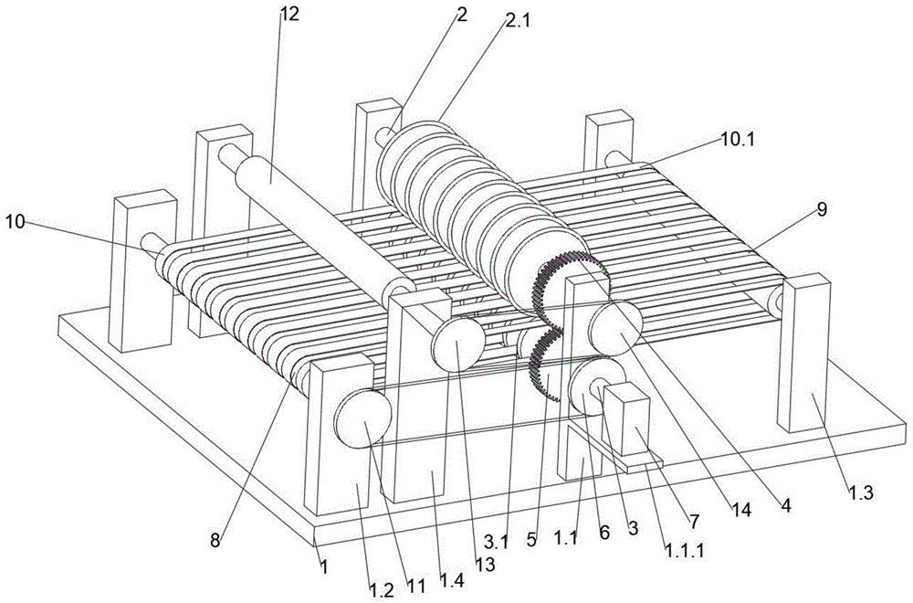 一種多刀橡膠分條機(jī)的制作方法 一種多刀橡膠分條機(jī)的制作方法