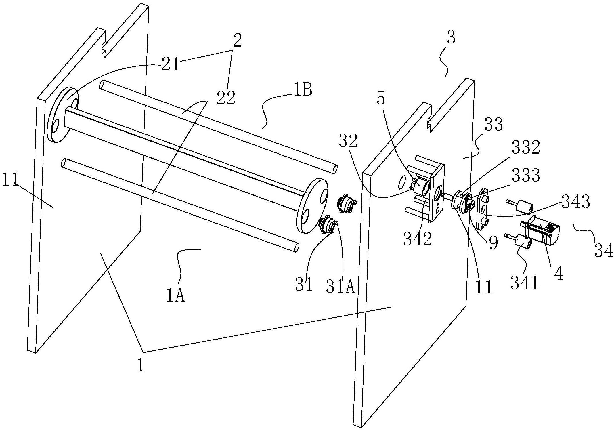 一種用于分切機上的收卷裝置的制作方法 一種用于分切機上的收卷裝置的制作方法