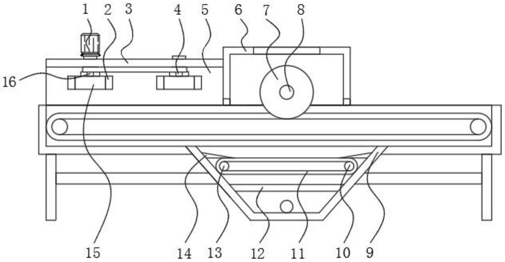 防火巖棉條的分切機的制作方法 防火巖棉條的分切機的制作方法