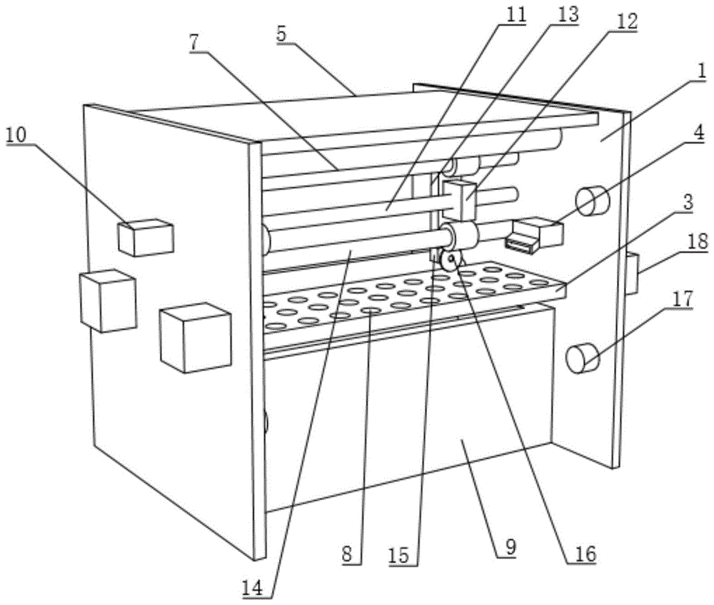 一種帶防護裝置的金屬化薄膜分切機的制作方法 一種帶防護裝置的金屬化薄膜分切機的制作方法