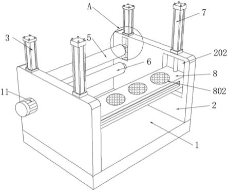 一種銅箔分切機(jī)收卷壓輥裝置的制作方法 一種銅箔分切機(jī)收卷壓輥裝置的制作方法