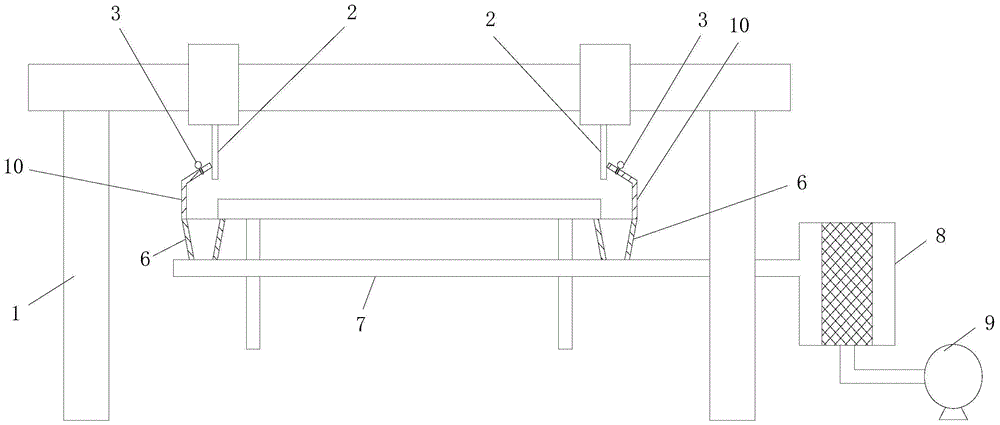 帶吹邊收集的分切機(jī)的制作方法 帶吹邊收集的分切機(jī)的制作方法
