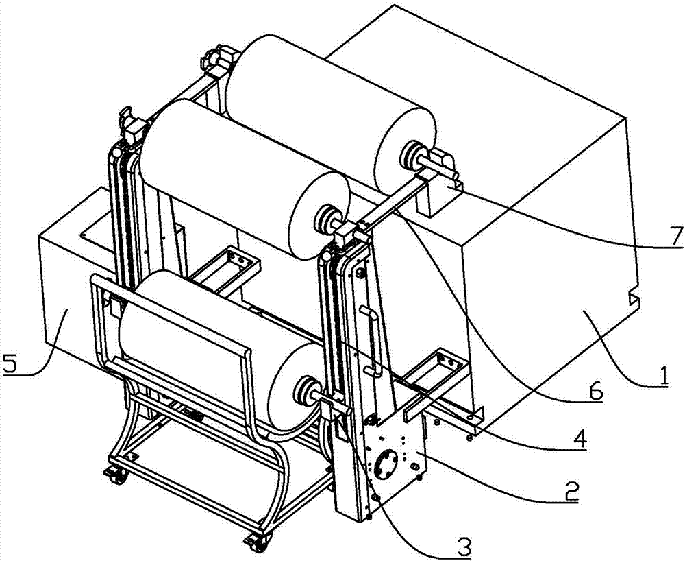 分切機(jī)的上料機(jī)構(gòu)的制作方法 分切機(jī)的上料機(jī)構(gòu)的制作方法