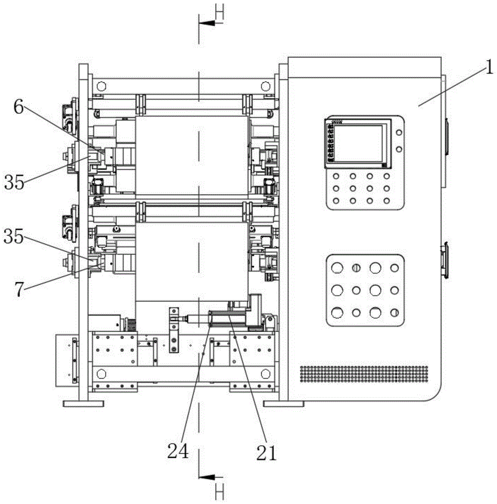 一種鋁塑膜分切設(shè)備的制作方法 一種鋁塑膜分切設(shè)備的制作方法