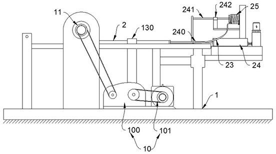 一種用于分切機(jī)的輸送機(jī)構(gòu)的制作方法 一種用于分切機(jī)的輸送機(jī)構(gòu)的制作方法