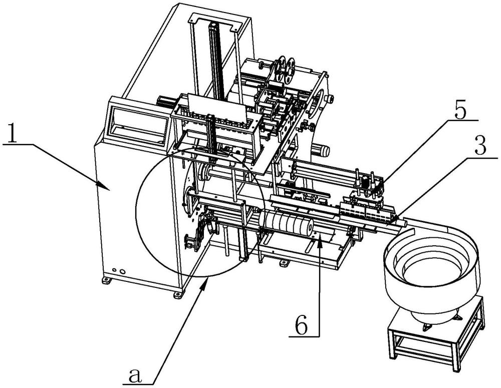 一種分切機上的管芯上料機構(gòu)的制作方法 一種分切機上的管芯上料機構(gòu)的制作方法