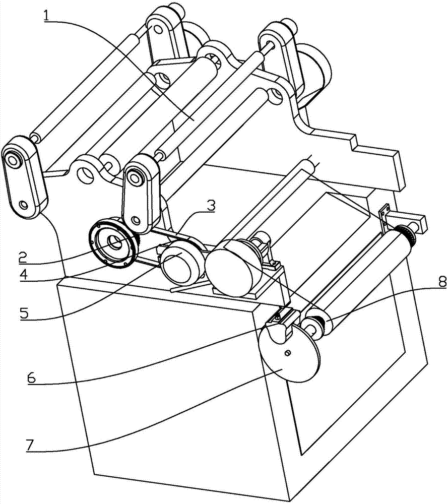 分切機(jī)的剎車機(jī)構(gòu)的制作方法 分切機(jī)的剎車機(jī)構(gòu)的制作方法