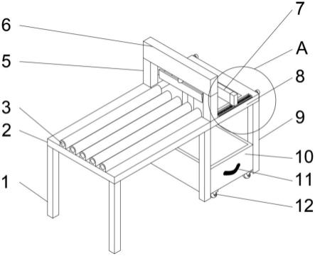 一種便于調(diào)節(jié)的高精度紙管分切機(jī)的制作方法 一種便于調(diào)節(jié)的高精度紙管分切機(jī)的制作方法